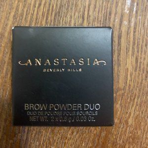 Brow Powder Duo--ABH--SWATCHED-- Dark Brown